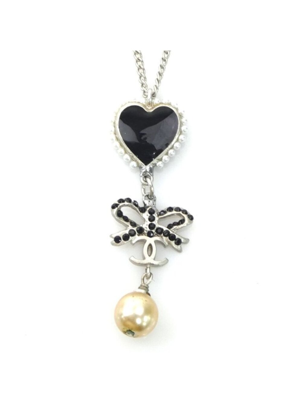 Chanel Necklace Silver
